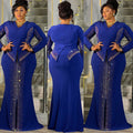 Rhinestone Detail mixed Lycra Dress