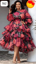 Rose Garden Ruffle Maxi