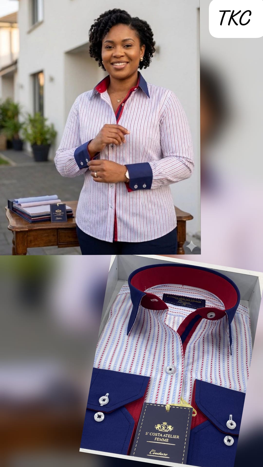 Slim fit long sleeve shirt