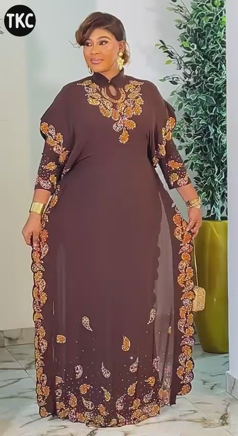 Rich Antie Model with Spice
Lycra and Chiffon mixed