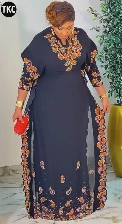 Rich Antie Model with Spice
Lycra and Chiffon mixed