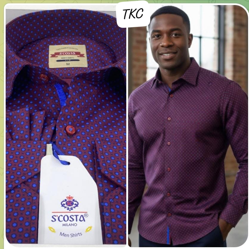 Men's slim fit shirt (formal shirt).