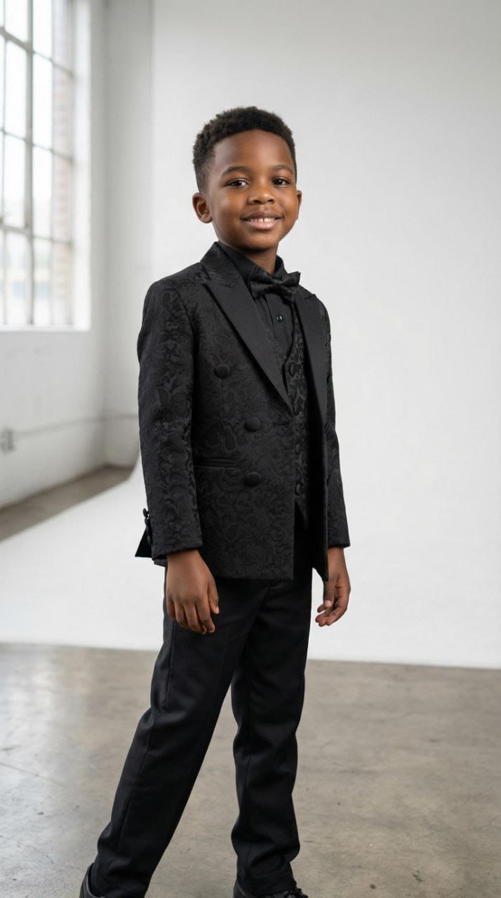 Jacket+Shirt+waistcoat +tie+pant (5-in-1)