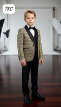 Jacket+Shirt+waistcoat +tie+pant (5-in-1)