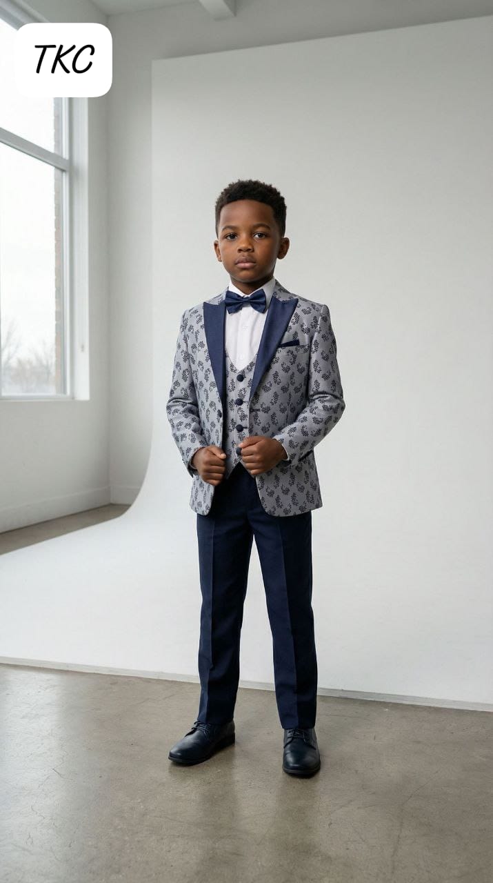 Jacket+Shirt+waistcoat +tie+pant (5-in-1)